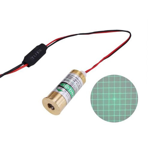 532nm 45mW 3V Dot Line Starlight Cross Grid Pattern 3D Green Light Laser Module