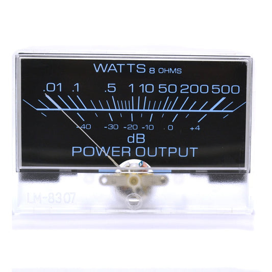 SD-H-10050 Panel Meter Black And Blue Background VU(DC500uA) With Backlight