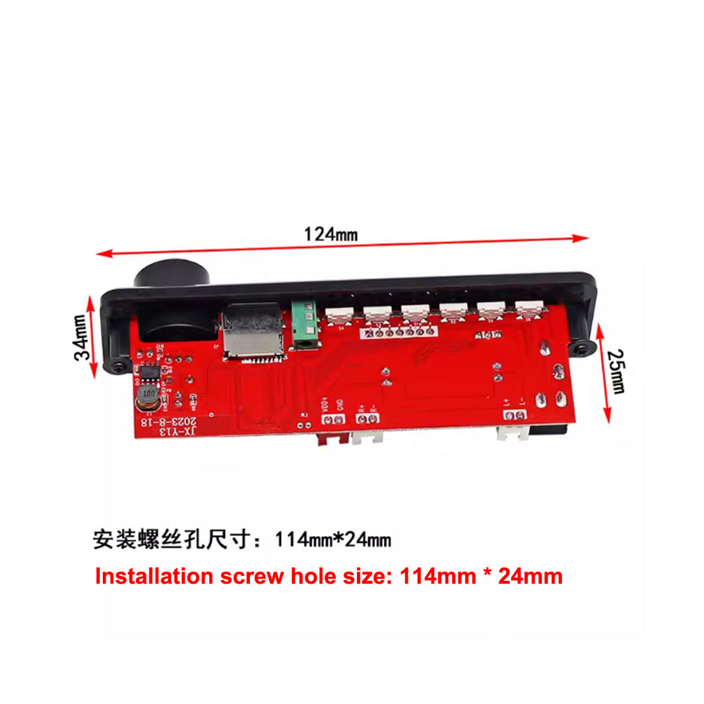 Car Digital LED Display MP3 APE USB TF FM Decoder Board Wireless Audio Module