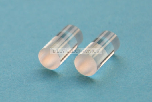 2pcs 120 degrees Cylinder Line Lens Laser Line Lens 5x11mm DIY Glass Lab