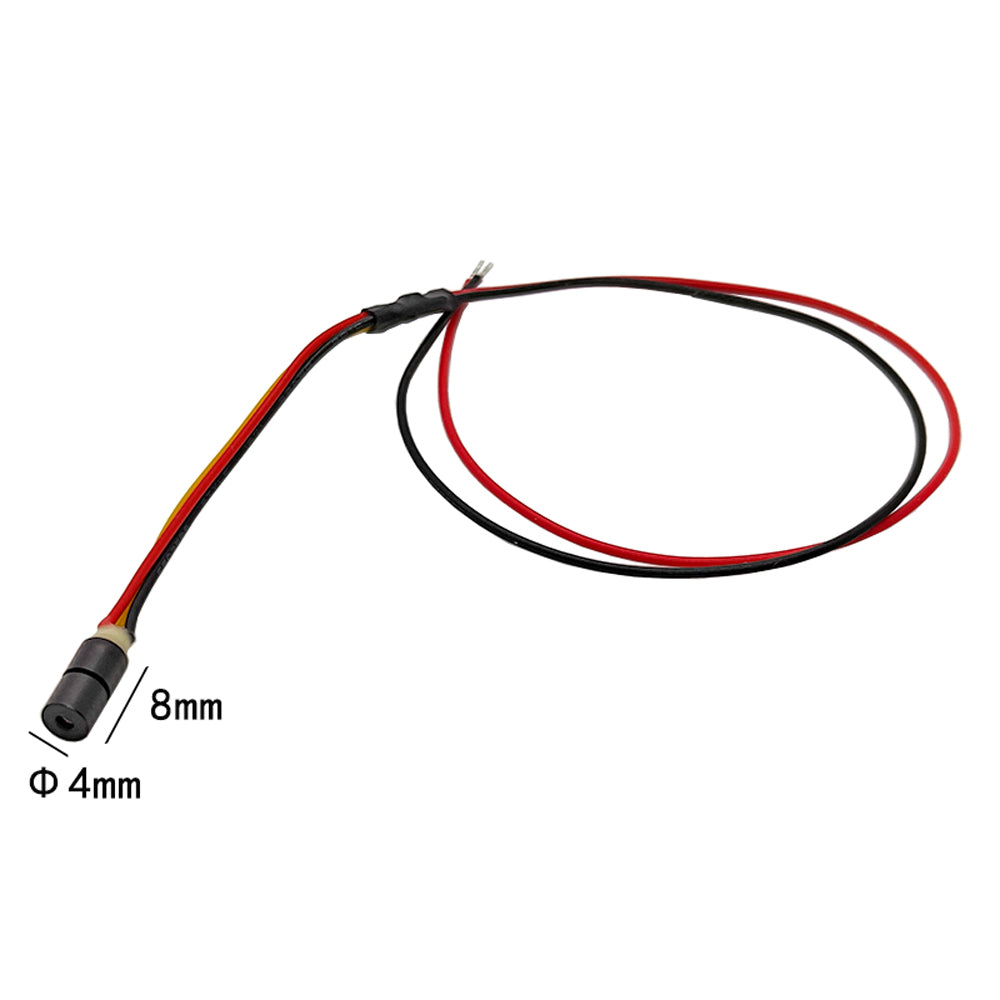 Φ4X8mm 650nm 0.5mW 1mW 5mW 9V-13V Red Light Dot Laser Module Positioning Light