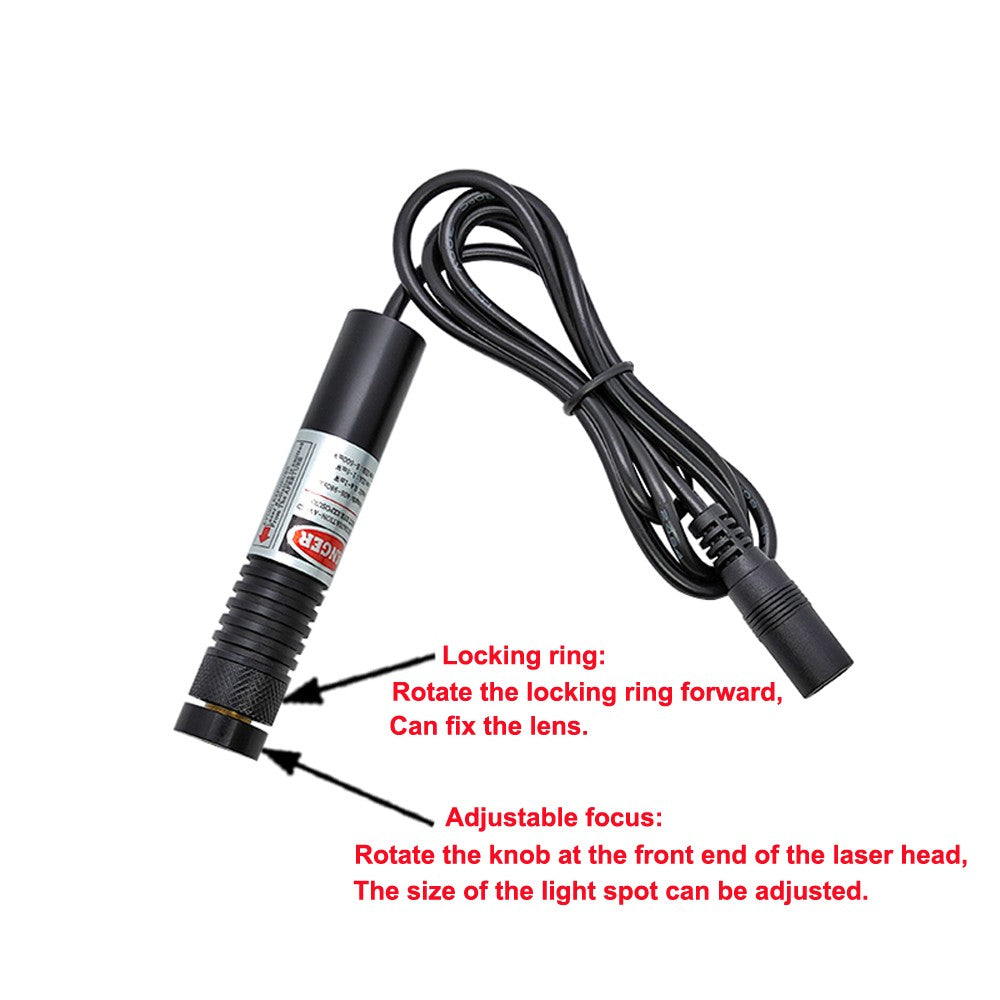 Diameter 16mm 450nm 200mW Dot Blue Light Adjustable Focus Laser Module Locator