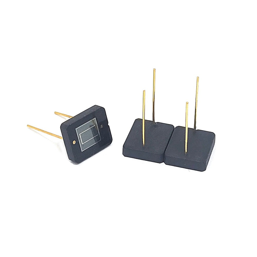3pcs 2DU6  400-1100nm 6x6mm Silicon Photocell Laser Receiver w/ 2 pins