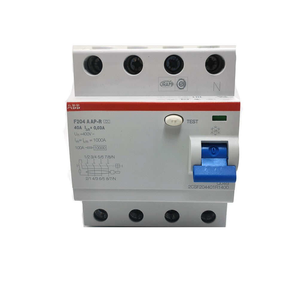 F204A 40/0.03APR 2CSF204401R1400 Ground Fault Current Circuit Breaker Module