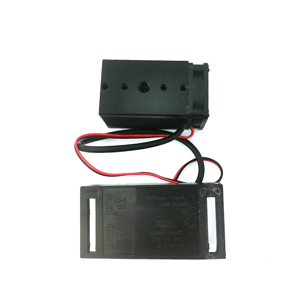 120mW 445nm 450nm Blue Laser Dot Module 12V+ TTL+ Fan Cooling-Working Long Time