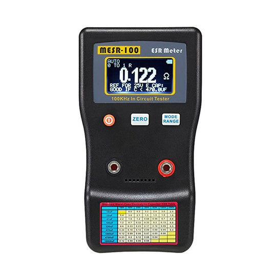 Smart Digital Display Range Tester Electrolytic Capacitance ESR Resistance Meter