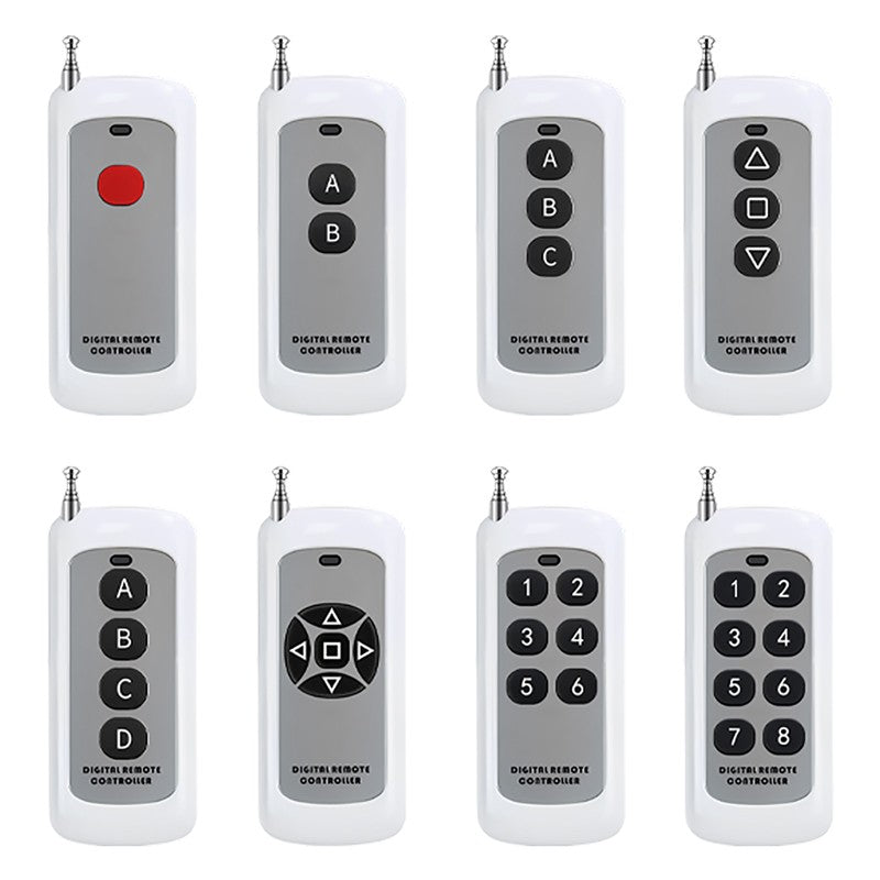 High power remote control for parking lots with ultra-thin feel and LED lights