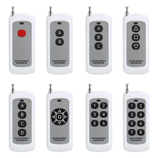 High power remote control for parking lots with ultra-thin feel and LED lights