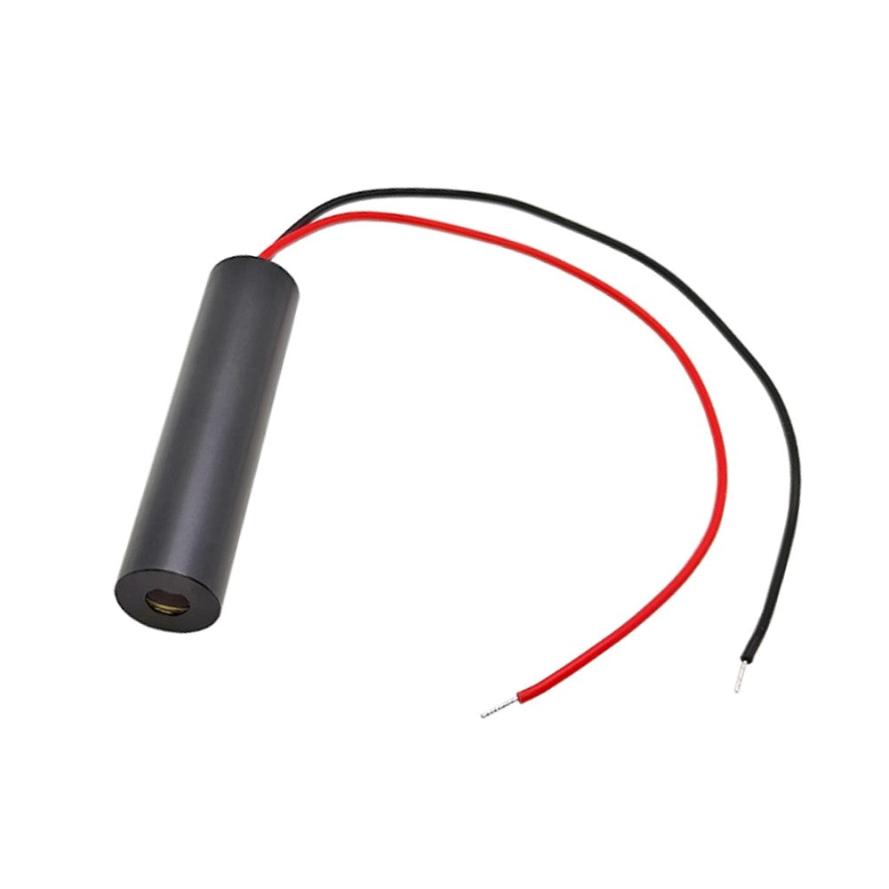 Φ12×50mm 650nm High Coaxiality Glass Lens Red Laser Module | 0.4mW /1mW /5mW /20-100mW Industrial Positioning Laser Locator