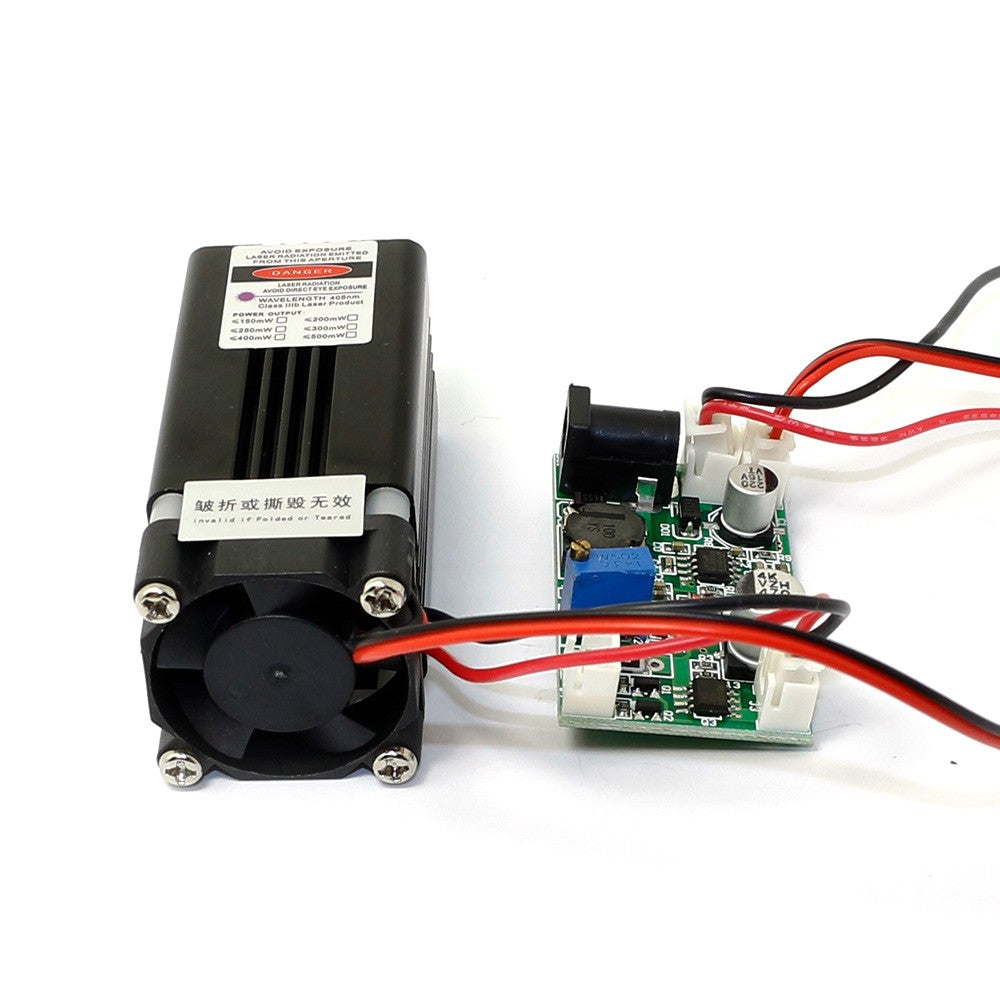 450nm 200mW  Blue Laser Module TTL Modulation Air Cooling Can Work Continuously