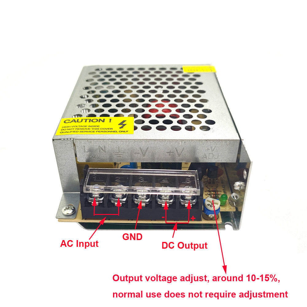S-50-12/S-50-24 LED Strip Power Switch Power Supply DC12V4A/DC24V2A  50W
