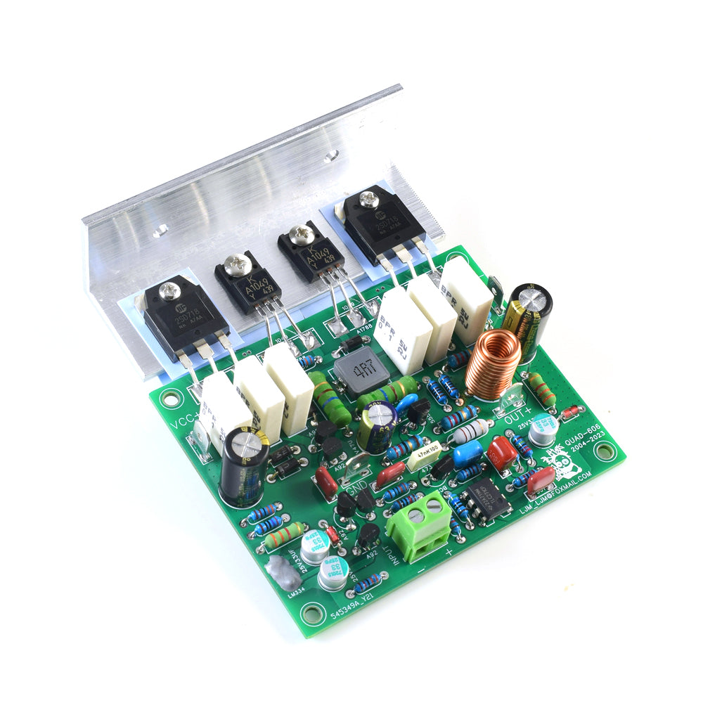 QUAD606 QUAD707 Finished Power Amplifier Completed HIFI Post‑Amp DC ±25V‑±55V Power Supply