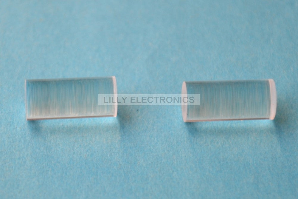 2pcs 120 degrees Cylinder Line Lens Laser Line Lens 5x11mm DIY Glass Lab