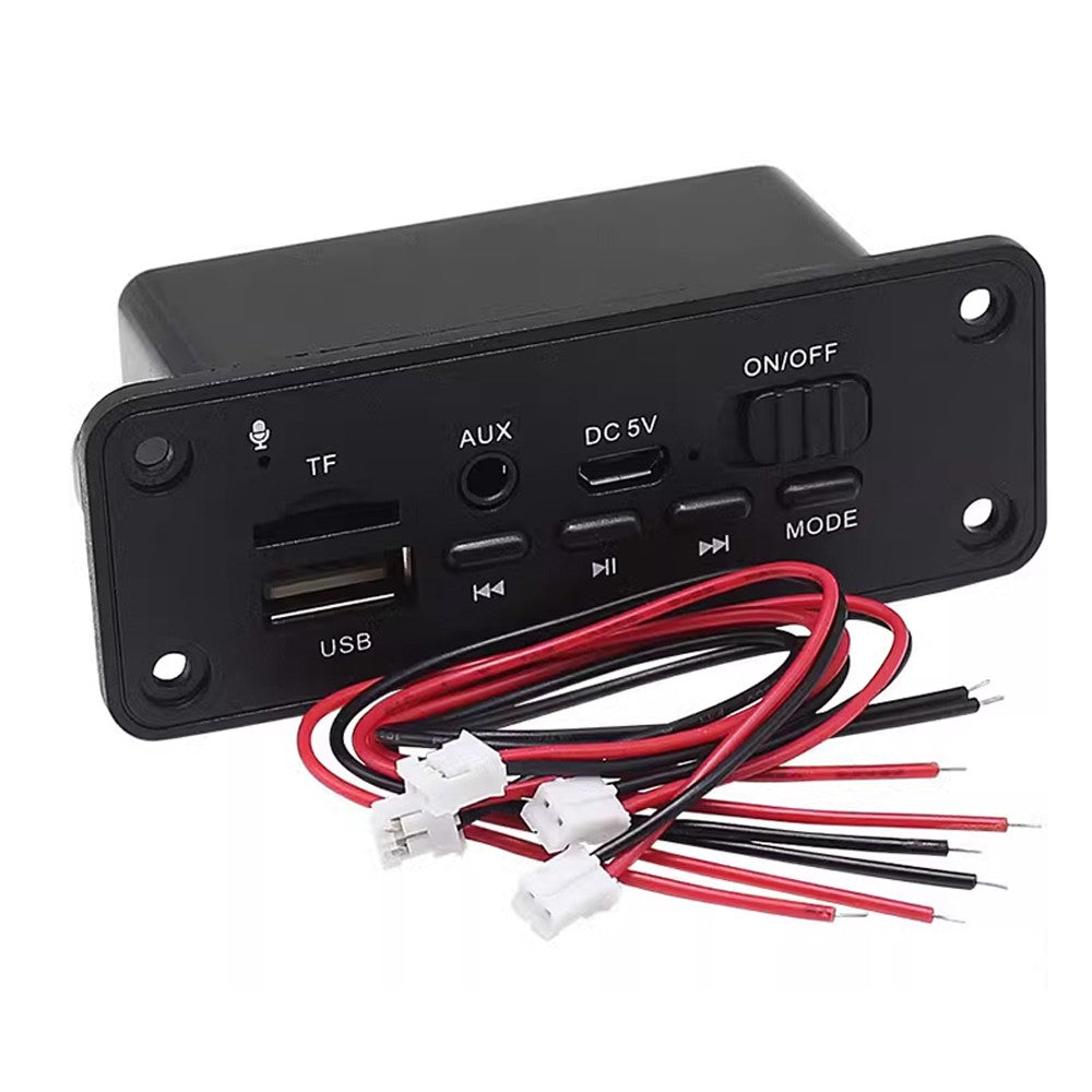 Bluetooth MP3 Decode Board 2*5W Supports Hands-free Calling FM/USB/TF/AUX Player