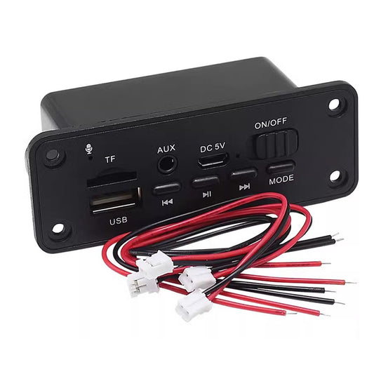 Bluetooth MP3 Decode Board 2*5W Supports Hands-free Calling FM/USB/TF/AUX Player