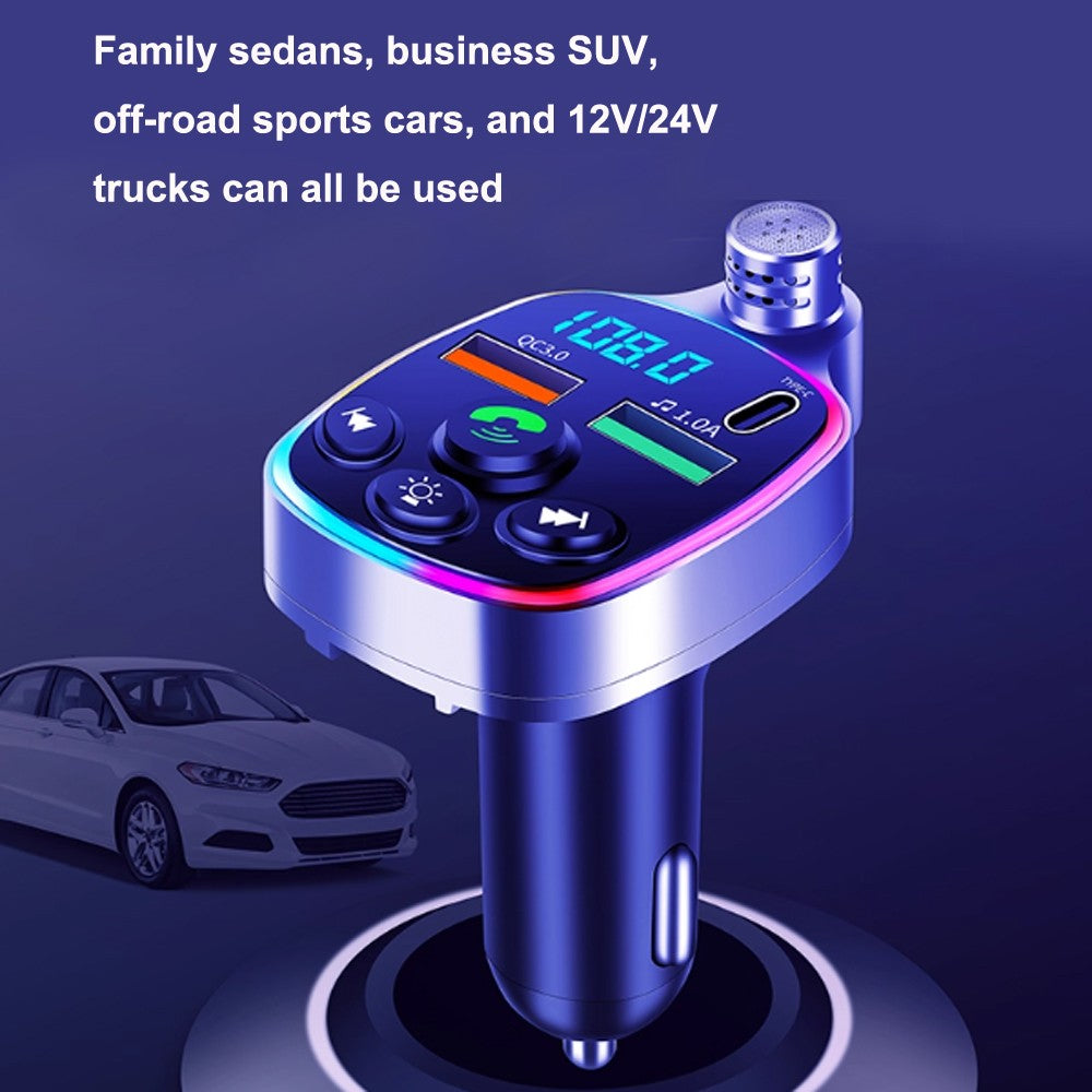 Car Bluetooth Receiver, Lossless MP3 Player, Car Music USB Converter, Super Fast Charger