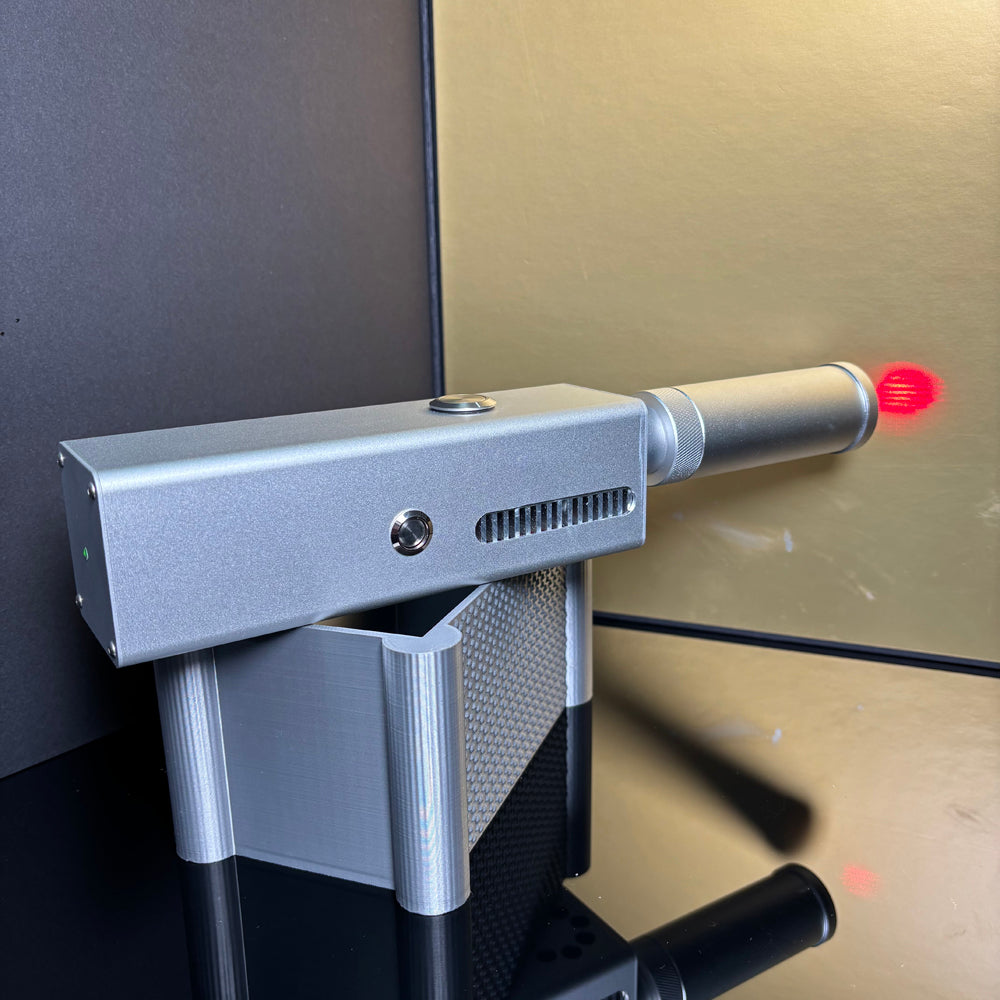 130W Handheld Laser Igniter, High‑Power Laser Pump Source with 15X Focus Lens