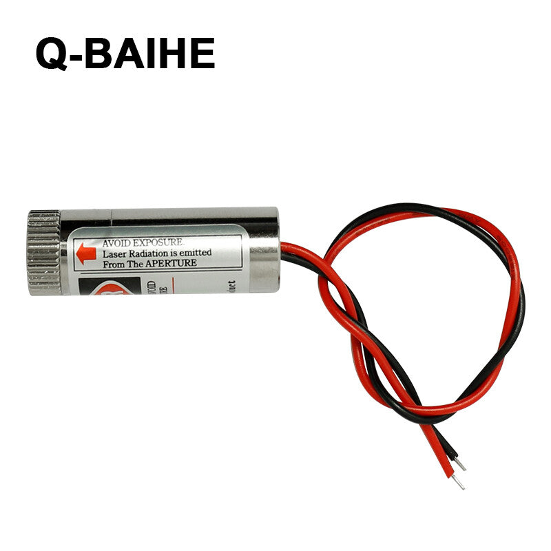 New 650nm 5mW Red Laser Dot Line Cross Diode Module 12x35mm w/ Cap & Driver in