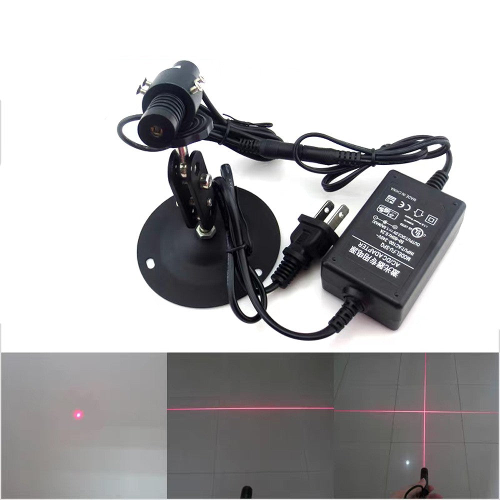 650nm 300mW Adjustable Red Light Laser Dot/Cross/Line Positioning Laser Module