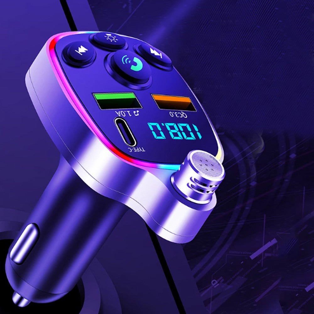 Car Bluetooth Receiver, Lossless MP3 Player, Car Music USB Converter, Super Fast Charger