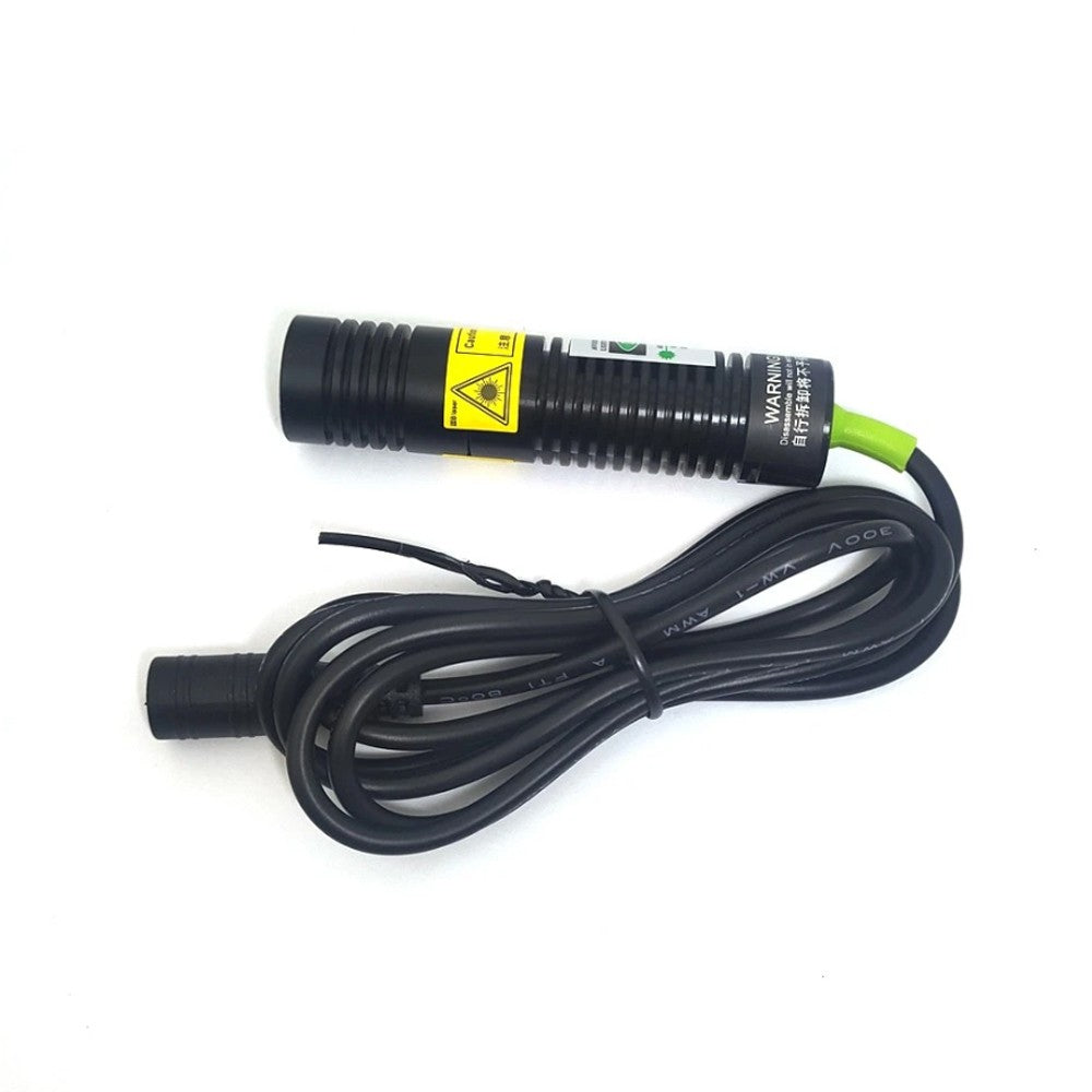 Green Dot Line Cross Laser Diode Module 532nm 50mw 3V-5V 18x75mm w/ AC Connecter Lazer