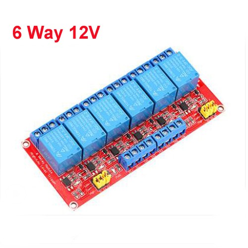 1/2/4/6/8 Relay 5V/12V/24V With Optocoupler Isolation Support High And Low Level