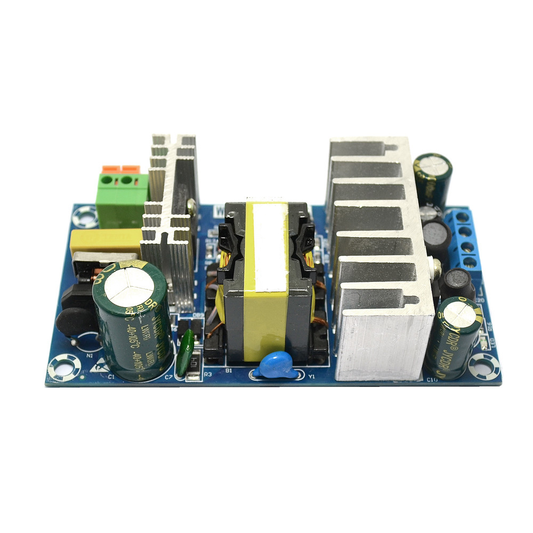 120W Dual Output Switch Power Supply Board | DC 24V 4A + DC12V 1A AC90-265V Dual Channel Power Module