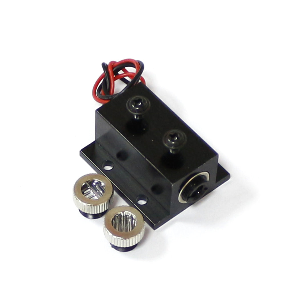 Class IIIB 405nm Dot Line Cross Adjusted Violet Blue Diode Laser Module with Heatsink and Driver in