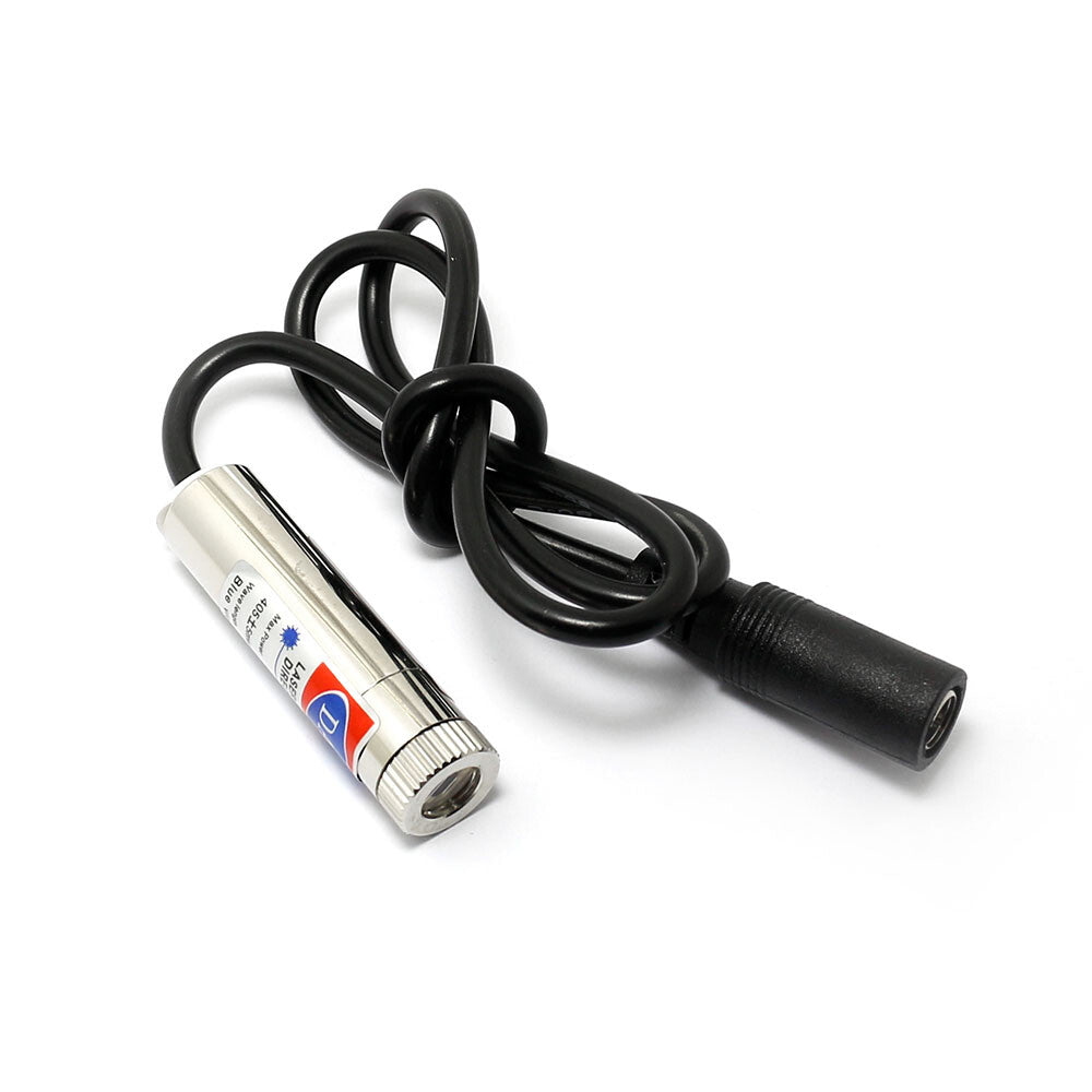 405nm 50mw 12x40mm Violet/Purple Cross Laser Diode Module 12x40mm 5VDC