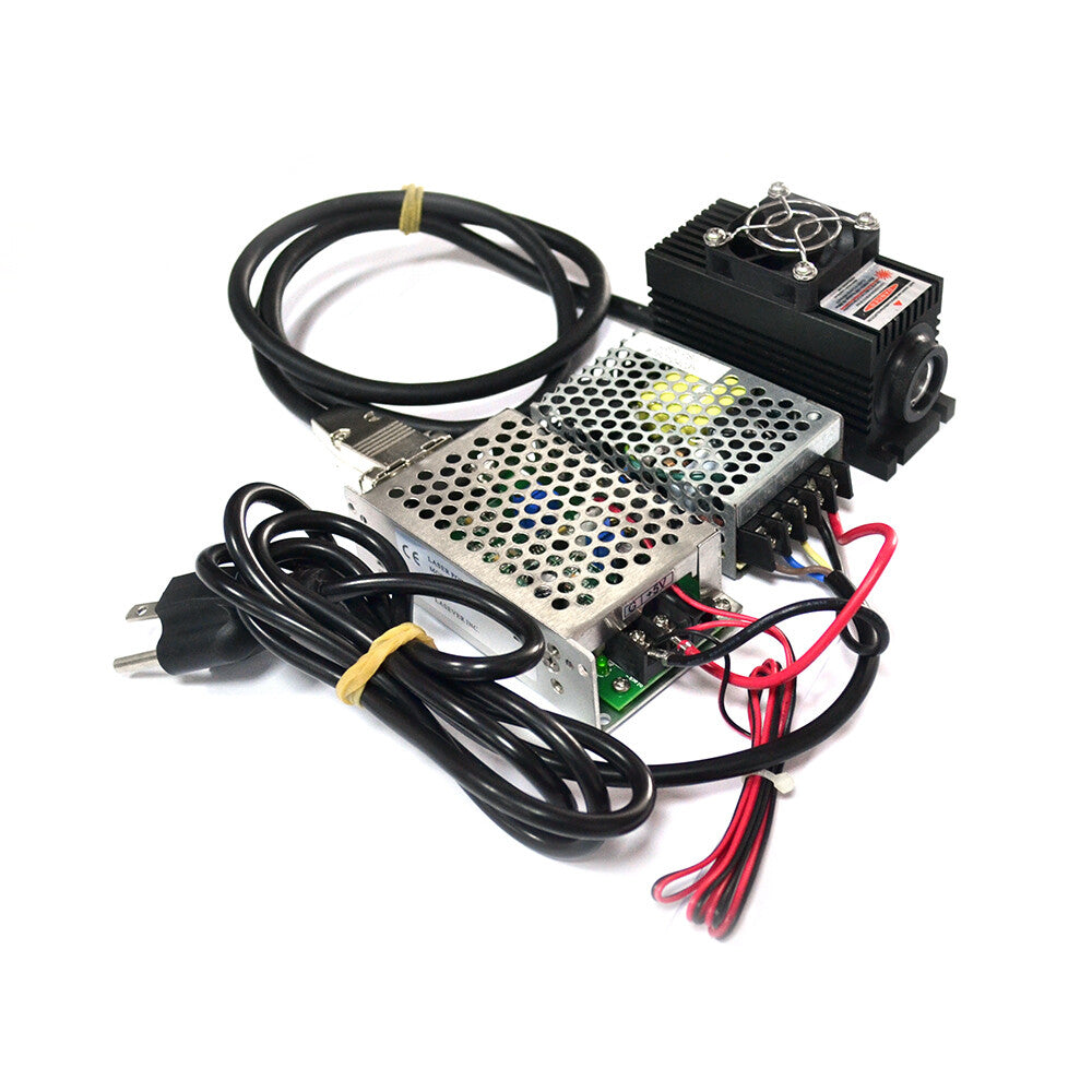 532nm 2000mw 2W Green Laser Dot Module +TTL/Analog + TEC Cooling Adjustable OEM