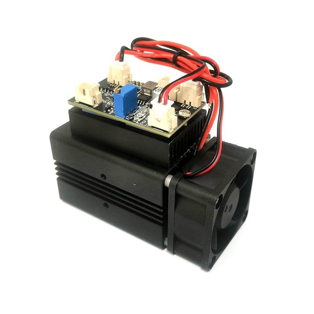 450nm Blue Light Laser Module 5000mW Stage Laser light 12V Air-cooled with TTL