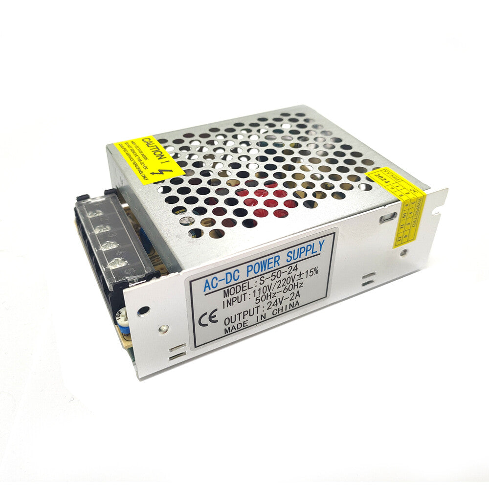 S-50-12/S-50-24 LED Strip Power Switch Power Supply DC12V4A/DC24V2A  50W