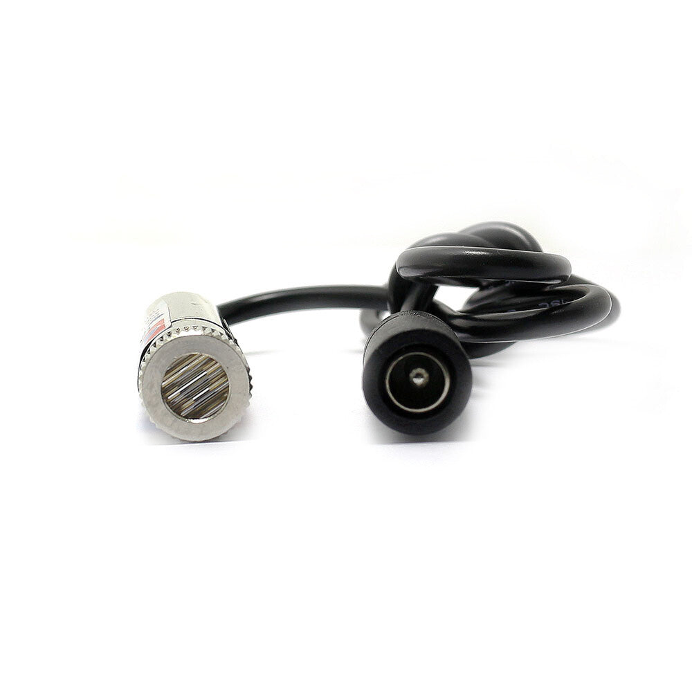 980nm 30mW Focusable Infrared IR Laser Module Dot Line Cross 3-5V DC with US EU UK AU Adapter – 12x35mm / 12x45mm