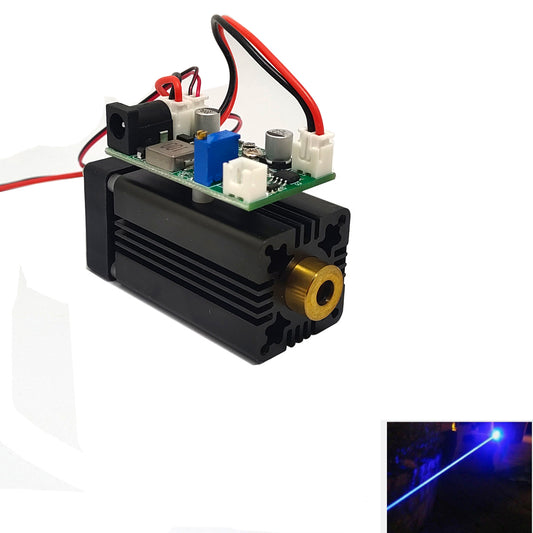 1.5W 1500mw 445nm 447nm 450nm Blue Laser Diode Module 12V TTL Fan Cooling