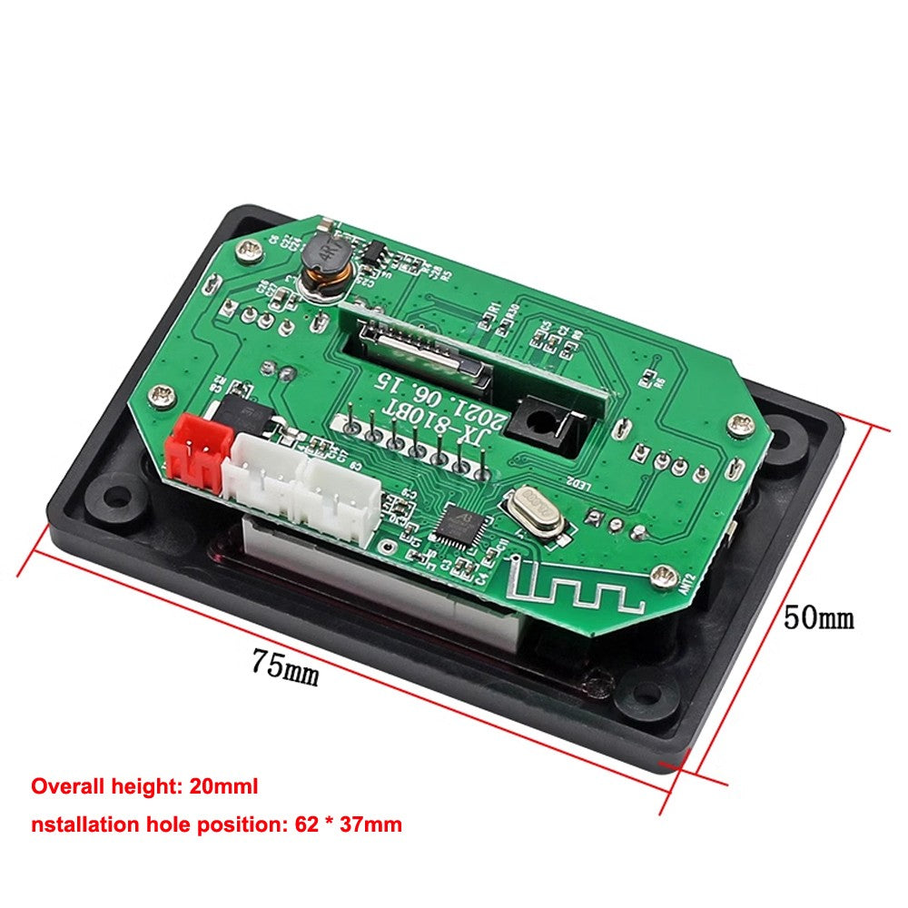 2x40W Lossless Bluetooth Decoder Board with Power Amplifier Stereo DIY Audio Box Modification Module