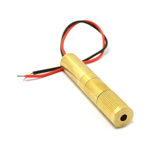 532nm 100nW Green Dot & Line Laser Module, Adjustable Focus Green Laser Marker for Positioning & Marking