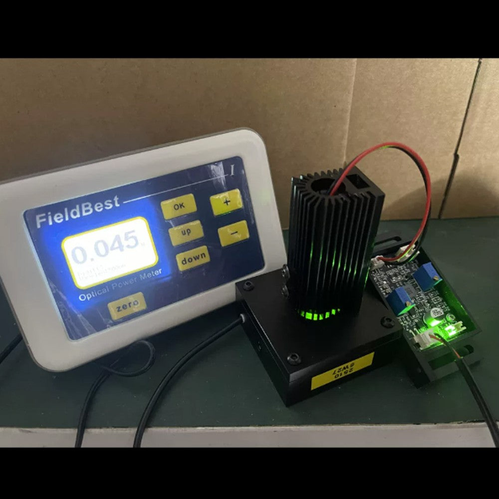 593nm 20mW Yellow Dot Laser Module | DNA Spectral Analysis Fluorescence Excitation Lab Spectroscopy Research
