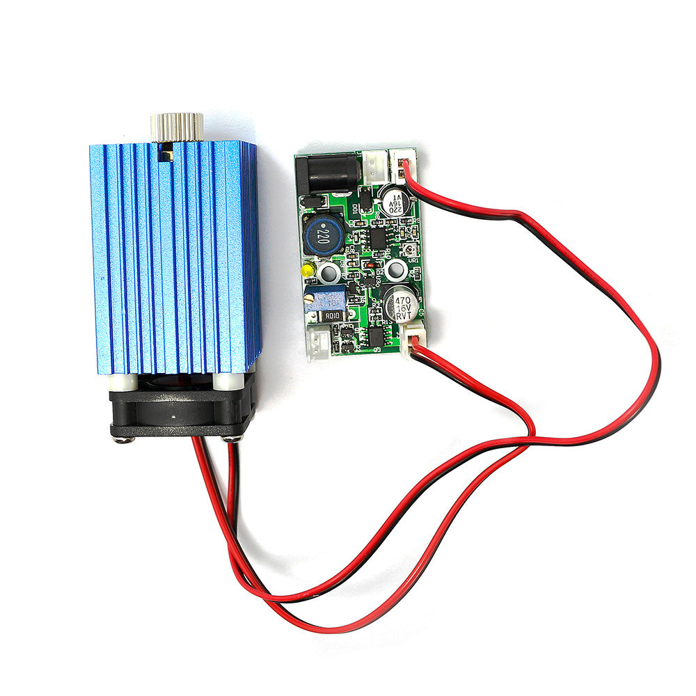 445nm Engraving Machine Blue Laser Module 450nm 12V 2.3W with Adapter