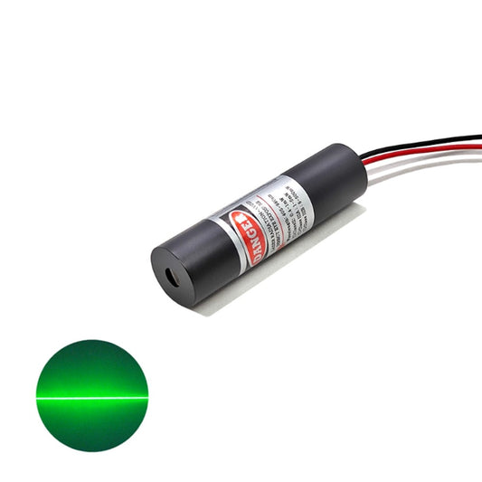 12V-24V Φ16X60mm 532nm 20mW 50mW 80mW Green Fixed Focus Dot Line Laser Module