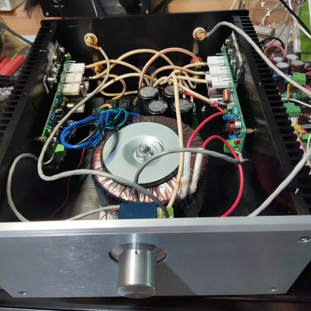 QUAD606 QUAD707 Finished Power Amplifier Completed HIFI Post‑Amp DC ±25V‑±55V Power Supply