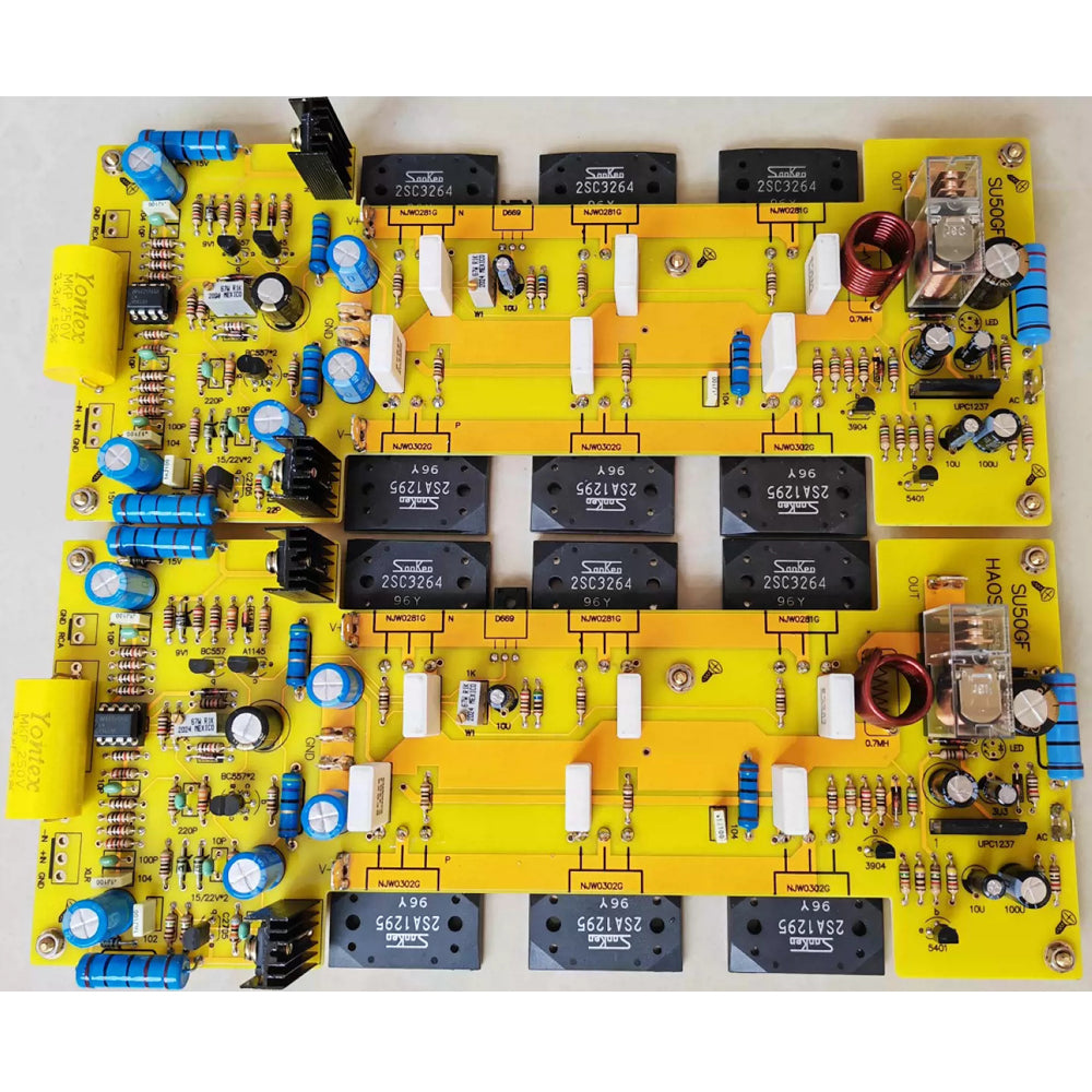 SU50 Pure Class‑A High‑Power Amplifier Board Kit, 2 Boards, Balanced Input