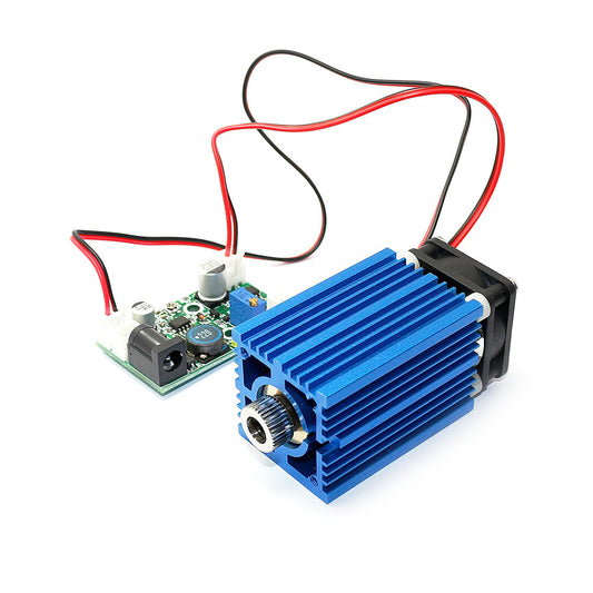 445nm Engraving Machine Blue Laser Module 450nm 12V 2.3W with Adapter