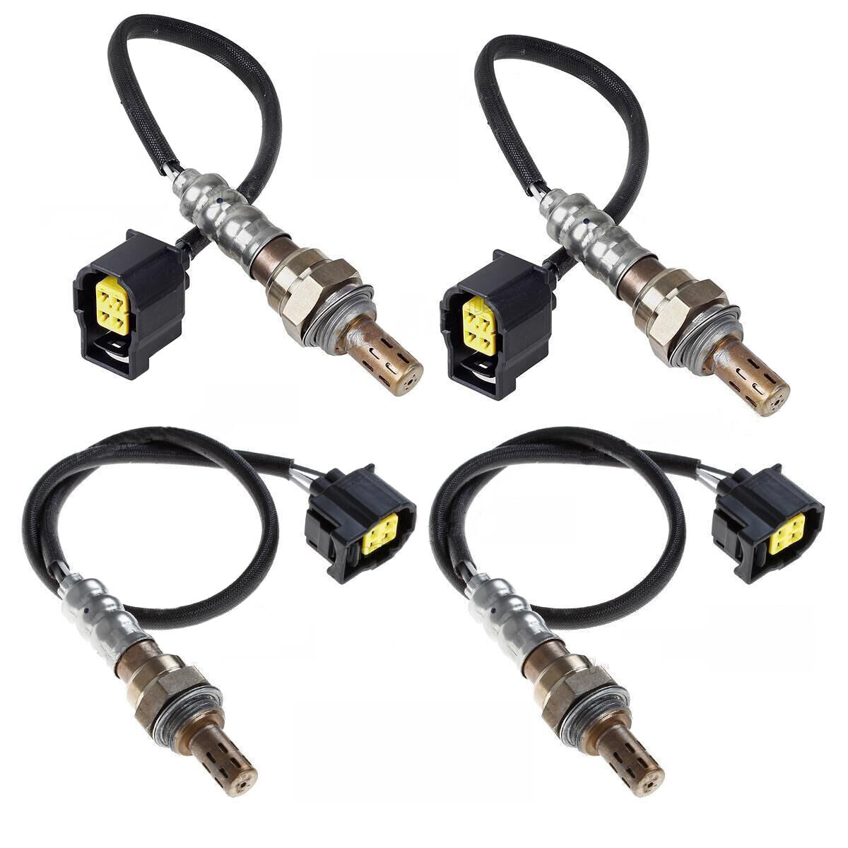4pcs Oxygen O2 Sensor 1,2 For 2005 06 Jeep Grand Cherokee V8 4.7L Liberty 3.7L
