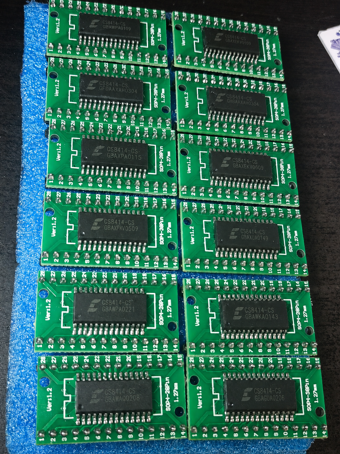 CS8414-CS SOP-28 to DIP-28 Adapter Module | CS8412-CS Replacement | 96kHz Tested Digital Audio Receiver