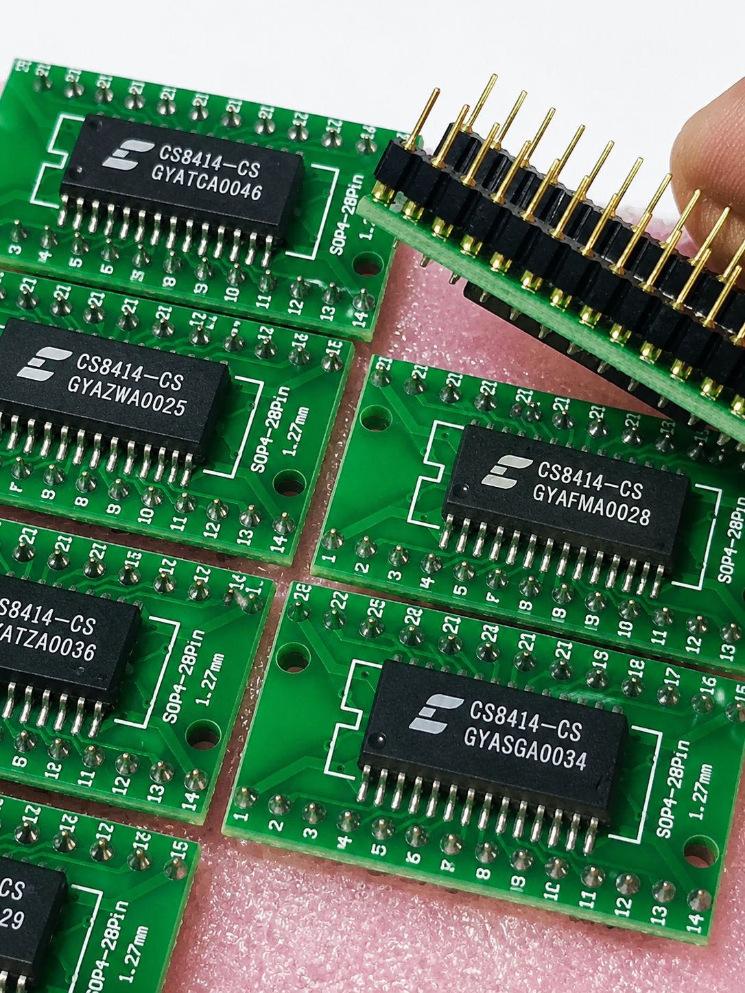CS8414-CS SOP-28 to DIP-28 Adapter Module | CS8412-CS Replacement | 96kHz Tested Digital Audio Receiver