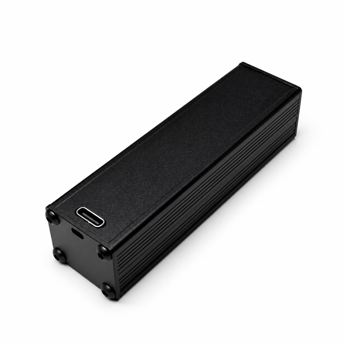 40W Mini Portable Laser Igniter – Black Aluminum Housing, USB-C Rechargeable