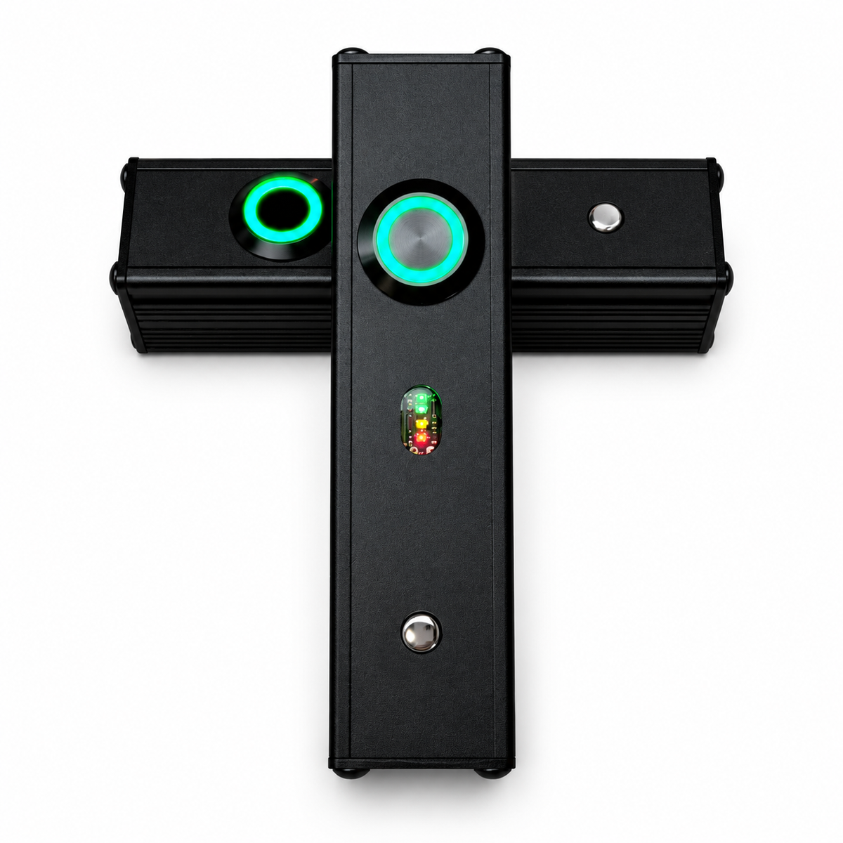 40W Mini Portable Laser Igniter – Black Aluminum Housing, USB-C Rechargeable