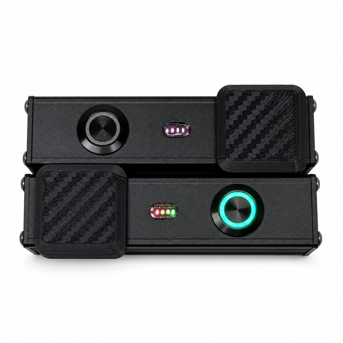 40W Mini Portable Laser Igniter – Black Aluminum Housing, USB-C Rechargeable