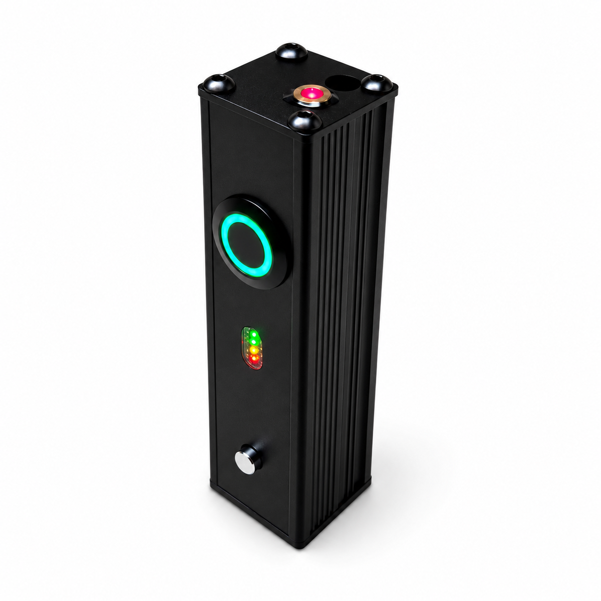40W Mini Portable Laser Igniter – Black Aluminum Housing, USB-C Rechargeable