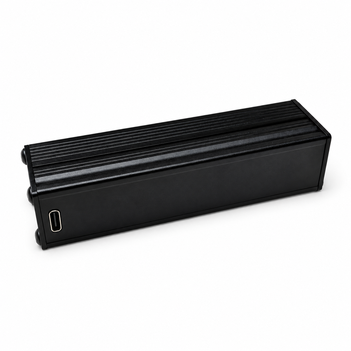 40W Mini Portable Laser Igniter – Black Aluminum Housing, USB-C Rechargeable